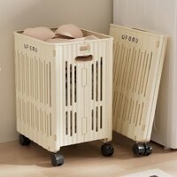 SỌT ĐỰNG QUẦN ÁO BẨN, GIỎ GIẶT GẤP CÓ BÁNH XE, GIỎ ĐỰNG QUẦN ÁO BẨN, THÙNG ĐỰNG QUẦN ÁO CHO PHÒNG NGỦ, PHÒNG TẮM, GIỎ ĐỰNG ĐỒ NHÀ TẮM