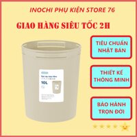 Sọt Đựng Rác Tiện Lợi Nhiều Cỡ Hiro Hàng Xuất Nhật Inochi - Hàng Chính Hãng  Tặng kèm khăn lau đa năng Giao màu ngẫu nhiên  - 10L