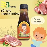 Sốt kho Truyền Thống 3B FOODS ướp thịt, cá chế biến sẵn - Độc quyền của Long Chun