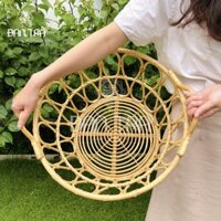 Sọt Mây Đan Thưa Đan Trà - Sọt Mây Đựng Đồ - Sọt Mây Decor Phòng- Nội Thất Decor Mây Tre Đan - Sọt Mây Đan Thưa size nhỏ