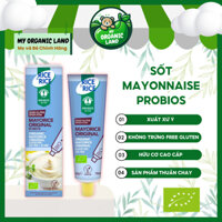 Sốt Mayonnaise Hữu Cơ Không Trứng PROBIOS Organic Mayorice 145g | Cho Bé Ăn Dặm Từ 12 Tháng - Free Gluten