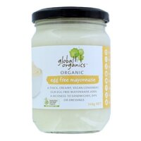 Sốt Mayonnaise Hữu Cơ Không Chứa Trứng Global Organics - ORGANIC Mayonnaise Egg Free - Hủ 240g eatclean ăn kiêng ăn chay