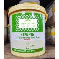 Sốt Mayonnaise Kewpie Hộp 3 KG Ăn Salad Bánh Mì Làm Xốt