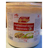Sốt Mayonnaise Loại 3kg AjNOMOTO, Sốt Mayonnaise AJi-Mayo chỉ dùng cho nhà hàng và quán ăn lớn làm món ăn xịn