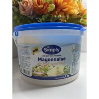 SỐT MAYONNAISE SIMPLY THÙNG (2,5KG)