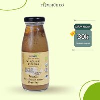 Sốt mè rang hữu cơ Lumlum 175ml trộn salad healthy tiện dụng