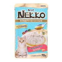 Sốt mèo Nekko - Tuna in Gravy - 70g