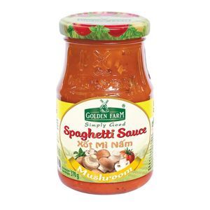 Sốt mì spaghetti nấm Golden Farm - 370g