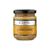 Sốt Mù Tạt Nguyên Hạt Hiệu Clovis – Whole Grain Mustard 200ml