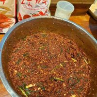 Sốt Muối Kim Chi Chuẩn Vị Hàn Quốc - Chua - Cay - Vừa Vị - Ngọt Tự Nhiên . Muối được Cải thảo - Củ cải - Hành lá