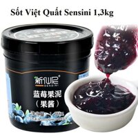 Sốt mứt Việt quất Sensini 1.3kg Nguyên Liệu Pha Chế Sỉ Hà Nội
