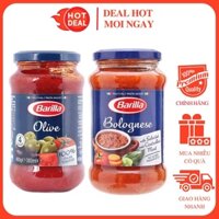 Sốt Mỳ Ý Barilla Cà Chua/Olive/Ớt/Thịt Bằm Hũ 400G