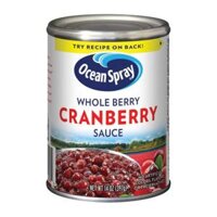 Sốt Nam Việt Quất Nguyên Trái, Whole Berry Cranberry Sauce, 14 oz (397g) - OCEAN SPRAY