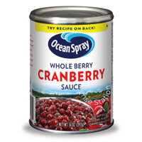 Sốt Nam Việt Quất Nguyên Trái Ocean Spray Whole Berry Cranberry Sauce, Hộp 397g (14 Oz.)