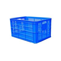 Sọt nhựa sóng hở kích thước: 610x420x310mm nhiều màu sắc đựng hải sản, rau củ quả siêu thị,dụng cụ cơ khí, nuôi cá