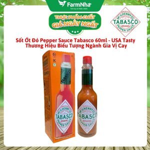Sốt ớt tiêu đỏ hiệu Tabasco 60ml