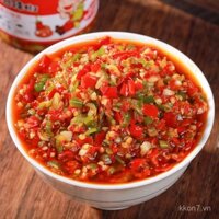 Sốt ớt tỏi hai màu tự làm cho sử dụng thương mại, sốt ớt cắt nhỏ Hồ Nam cho bữa ăn, sốt ớt cắt nhỏ kê, bán buôn