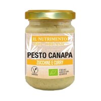 Sốt Pesto gai dầu cà ri hữu cơ 130g Il Nutrimento