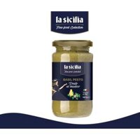 Sốt Pesto xanh 190gr La Sicilia nhập khẩu  Ý [Date 29/05/2027]