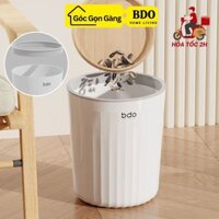 Sọt Rác Nhựa BDO 12L Thiết Kế Nhỏ Gọn Tiết Kiệm Diện Tích Chất Liệu Nhựa PP Cao Cấp Bền Màu