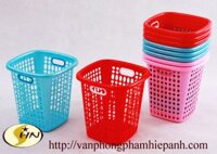 Sọt rác nhựa vuông bé