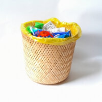 SỌT RÁC TRE TRÒN 27CM H25CM