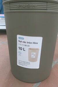 Sọt rác tròn Hiro 10L