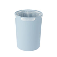 Sọt rác tròn Hiro 15L không nắp - xanh nhạt