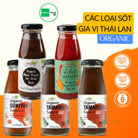 Sốt Teriyaki - Sốt tiêu đen - Sốt mè - Sốt Ớt - Sốt Tom Yum - Tương Ớt hữu cơ 200gr Lumlum - Các loại sốt Organic Thái