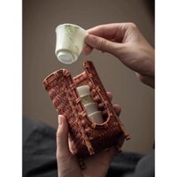 Sọt Tre úp, trưng( phơi) chén trà- hàng thủ công mỹ nghệ.