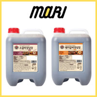 Sốt ướp thịt nướng BBQ Hàn Quốc Beksul can 10kg tiết kiệm dành cho nhà hàng, quán ăn