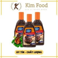 Sốt ướp thịt nướng BBQ American Garden Original 510g, Gia vị ướp thịt nướng nhập khẩu Mỹ