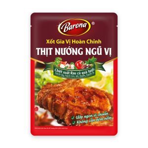 Sốt ướp thịt nướng ngũ vị Barona gói 80g