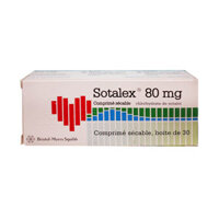Sotalex Sotalol chlorhydrate 80mg 30 viên – Thuốc huyết áp