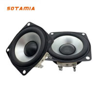 Sotamia 2 Chiếc 2.5 Inch 66 Mm Loa Toàn Dải 4 Ohm 15W Bộ Khuếch Đại Âm Thanh Loa Bass Cao Su Cạnh Rạp Hát Tại Nhà Loa HIFI