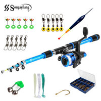 Sougayilang 1.8M Cần Câu Bộ Joran Pancing EVA Tay Cầm Sợi Thủy Tinh Kính Thiên Văn 6 | Mây Beauty