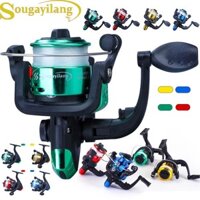 Sougayilang Dụng Cụ Câu Cá Mini Máy Câu Bánh Xe Quay 5: 2: 1 Tốc Độ Tỷ Lệ Tốc Độ Máy Câu Cá Với Máy Câu Cá Ngoài Trời Dụng Cụ Câu Cá Sông Hồ Chứa Câu Cá Tay Trái Phải Có Thể hoán Đổi Cho Nhau