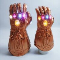 Soulman/SHUO MEI Avengers 4 Anh hùng đeo mặt nạ sắt Cosplay mặt nạ Halloween găng tay phát sáng vô hạn cho trẻ em