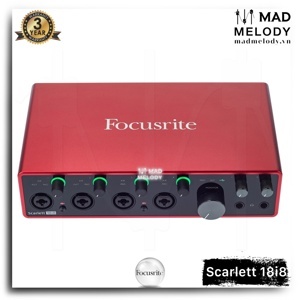 Souncard thu âm Focusrite Scarlett 18i8 Audio Interface