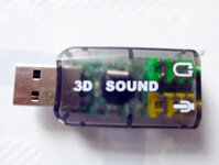 Sound card 5.1 3D, card hỗ trợ âm thanh, ghi âm