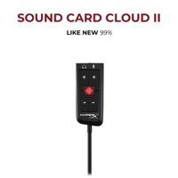 Sound card 7.1 HyperX Cloud II Like new 99%