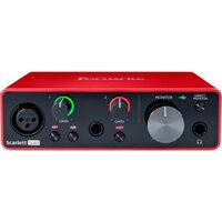 Sound Card Âm Thanh Chuyên Nghiệp Focusrite Scarlett Gen3 Solo