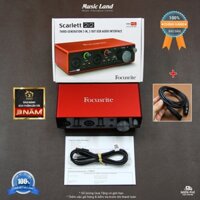 Sound Card Âm Thanh Focusrite Scarlett 2i2 Gen 3 – Chính Hãng