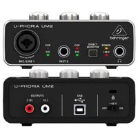 Sound card Behringer UM2 hát live thu âm giá rẻ