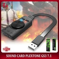 Sound card ( card âm thanh 7.1 ) plextone Gs3,Gs1 phiên bản mới nhất,chơi game phê như con tê tê