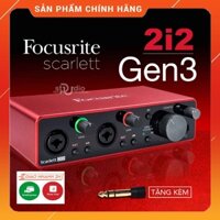 Sound Card Focusrite Scarlett 2i2 Gen 3 Sound Card Âm Thanh - Focus USB Audio SoundCard (3rd - Gen3)