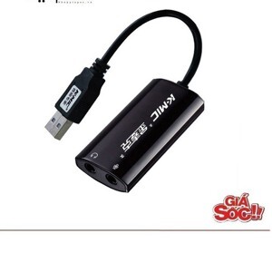 Sound card gắn ngoài cho máy tính K-Mic KM720 USB