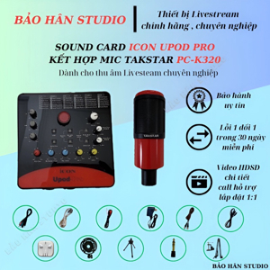 Bộ thu âm thanh Sound Card Icon Upod Pro