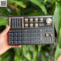 Sound card K300 PRO MAX hát karaoke, thu âm, livestream cùng lúc 3 thiết bị có hiệu ứng