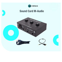 Sound card M-audio Chuyên Thu Âm, Livestream CHUYÊN DỤNG CHO PHẦN MỀM AUTO TUNE CUBASE, FL, STUDIO ONE,...